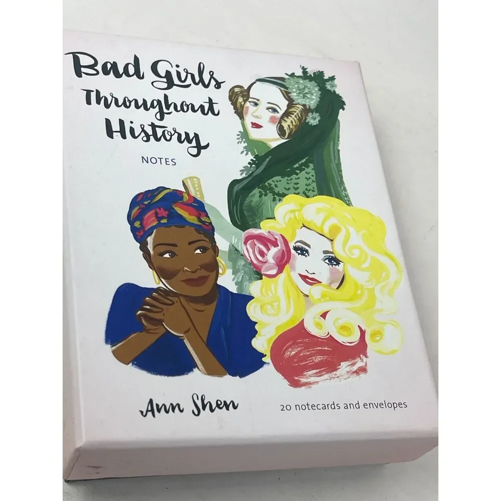 Bad Girls Throughout History Notecards Ann Shen - 19 Card Set - Stationary Boxed